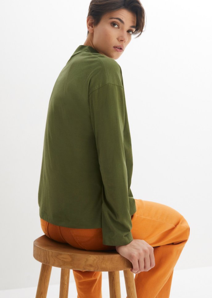 Langarmshirt aus Bio-Baumwolle