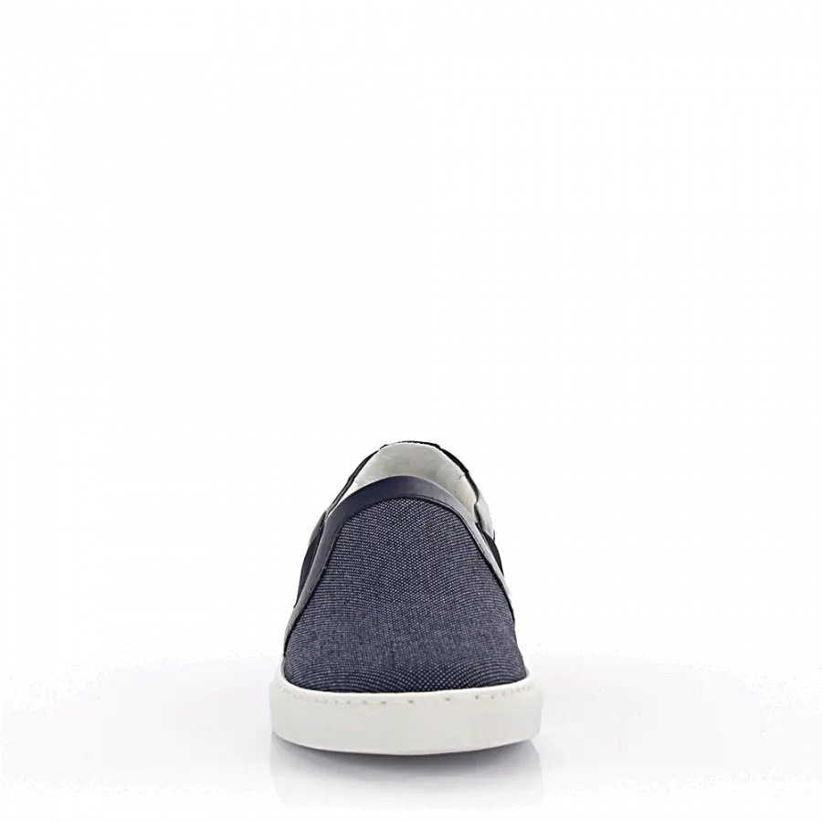 Lanvin - Slip-on Sneaker Leder blau - blau