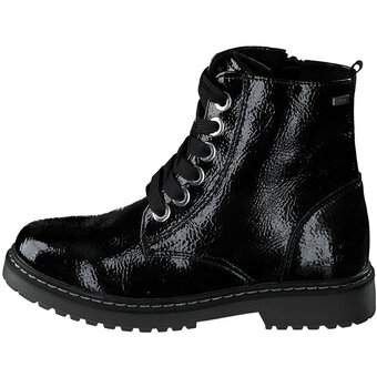 Tom Tailor Schnür Boots in schwarz