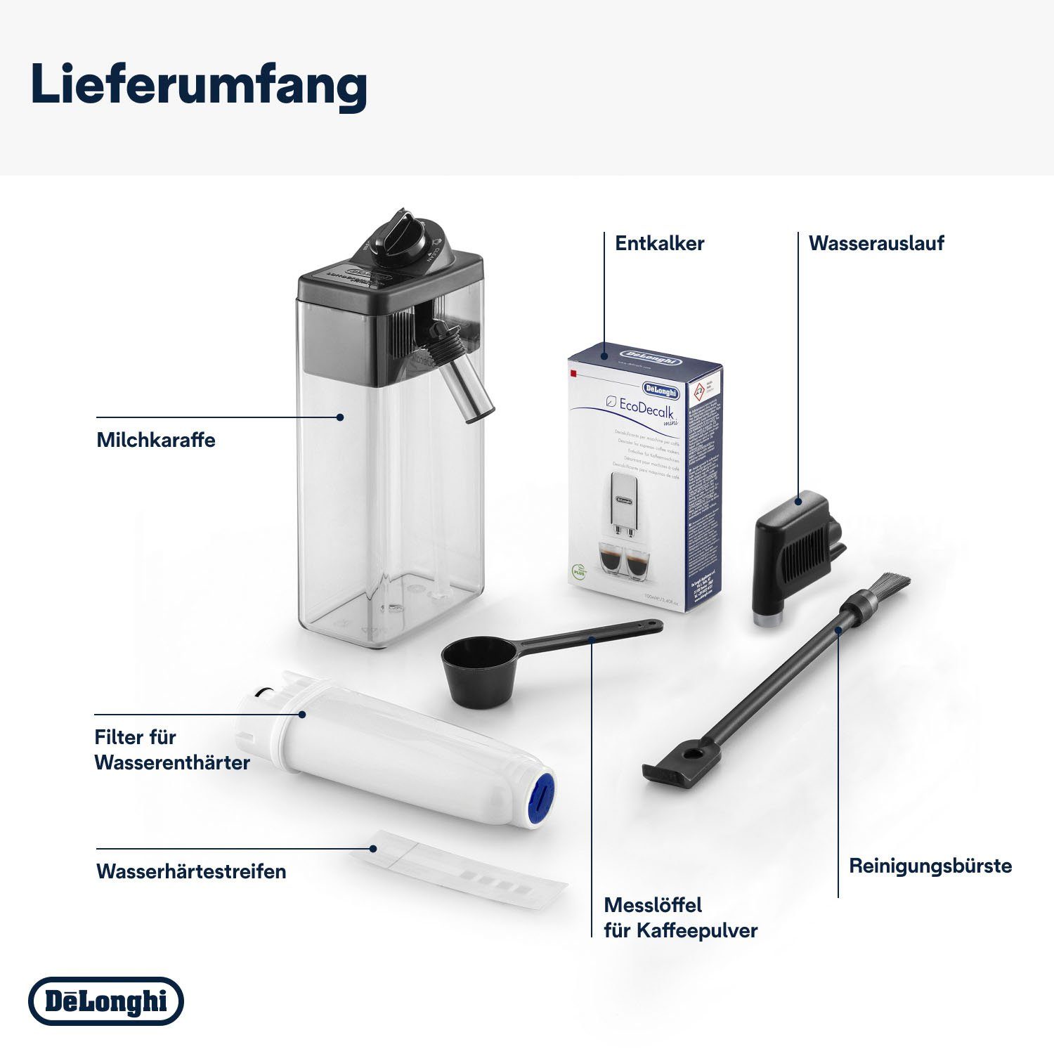 De'Longhi Kaffeevollautomat Dinamica Plus ECAM 370.70.B, mit LatteCrema Milchsystem und Kaffeekannenfunktion