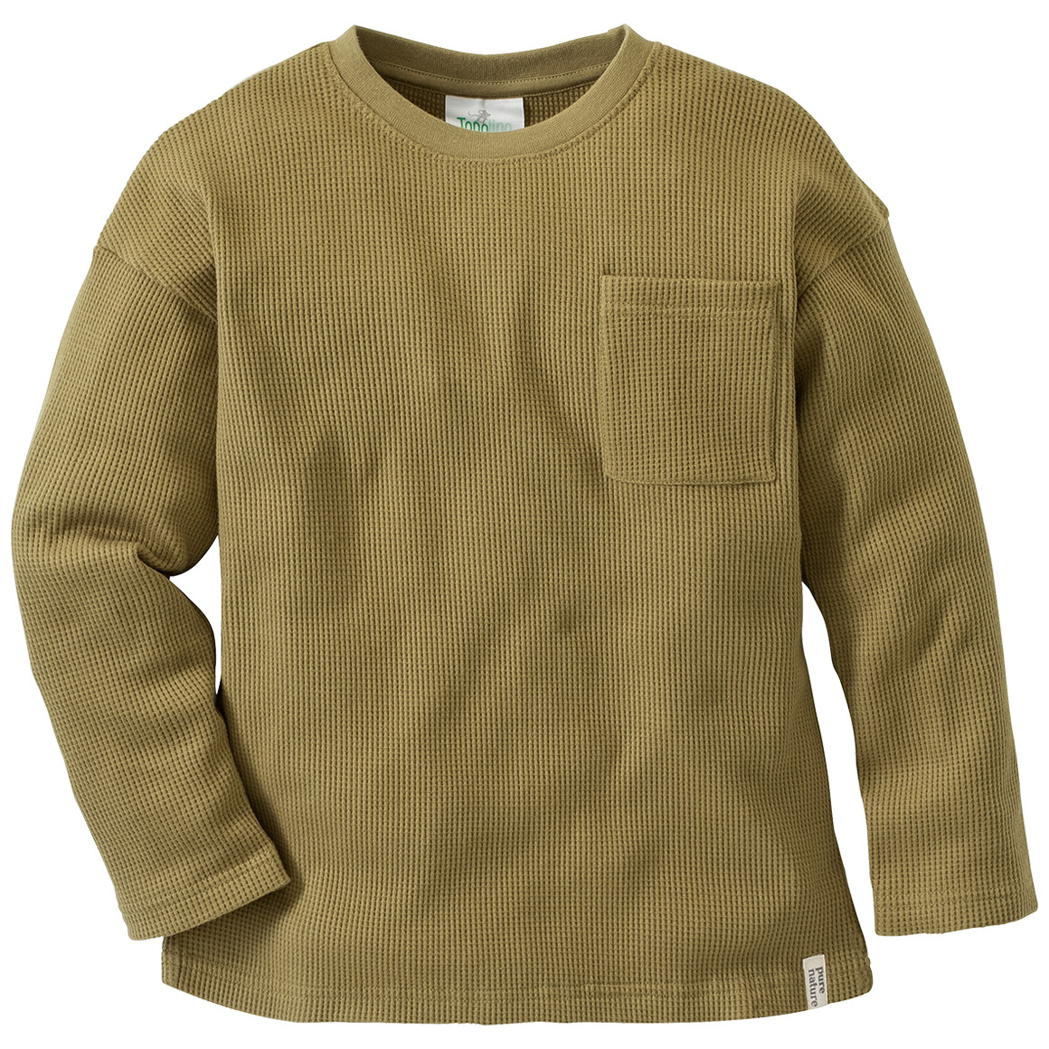 2 Jungen Langarmshirts aus Waffel-Piqué