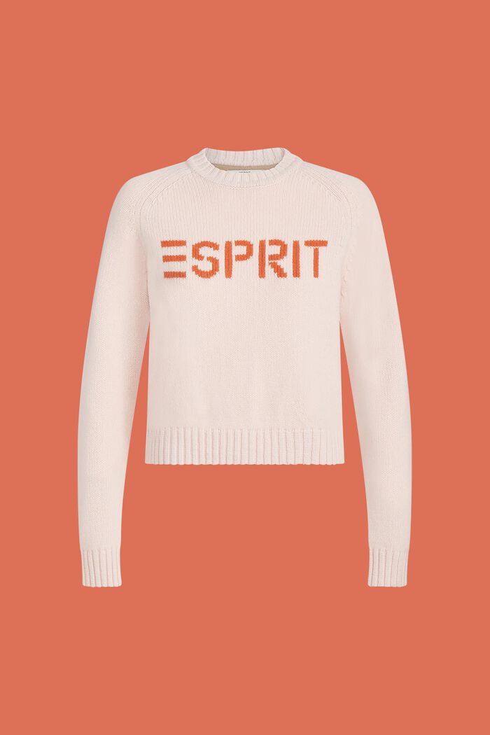 Logo-Pullover aus Wolle und Kaschmir