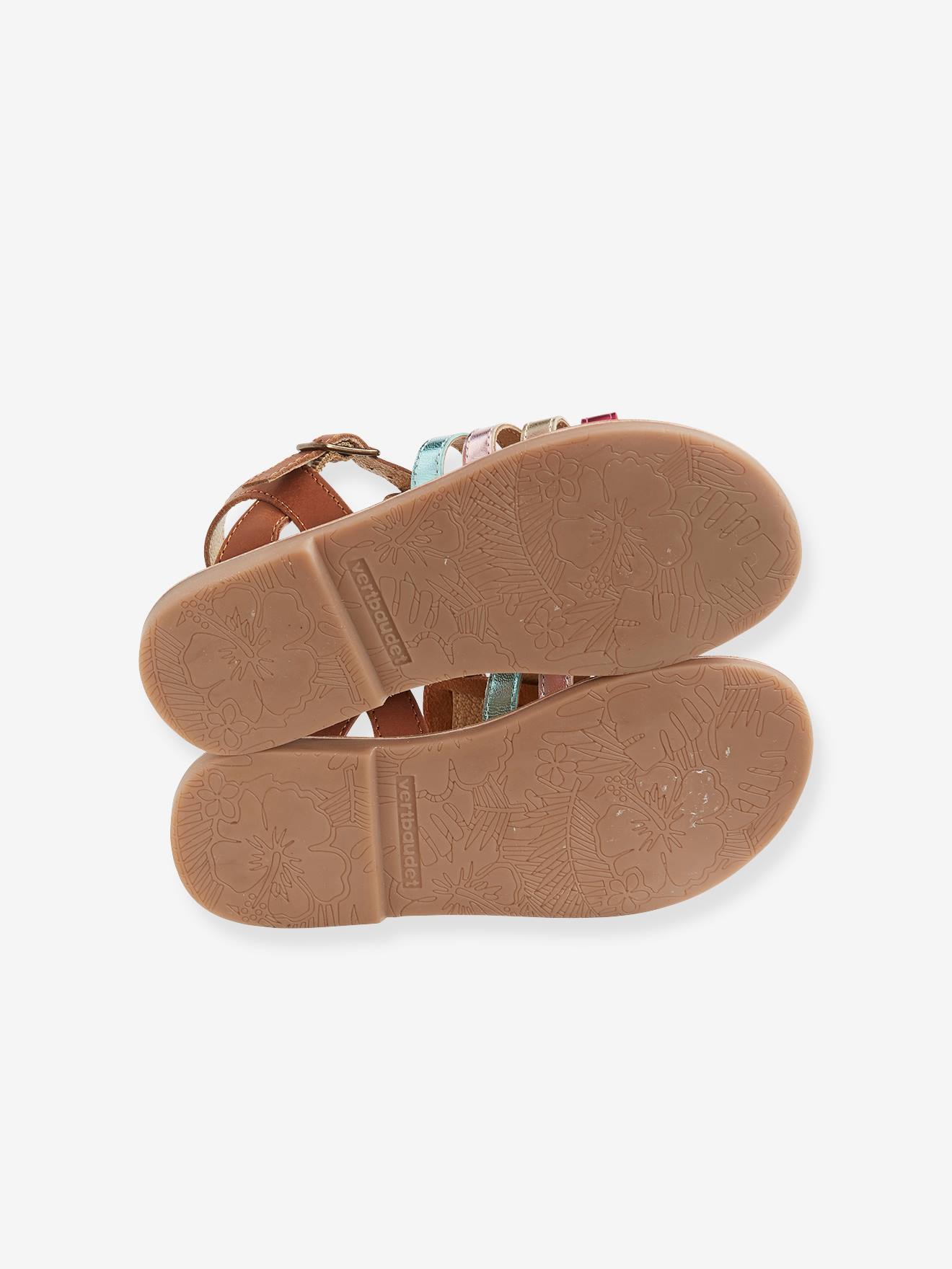 Vertbaudet Mädchen Römersandalen - neongelb