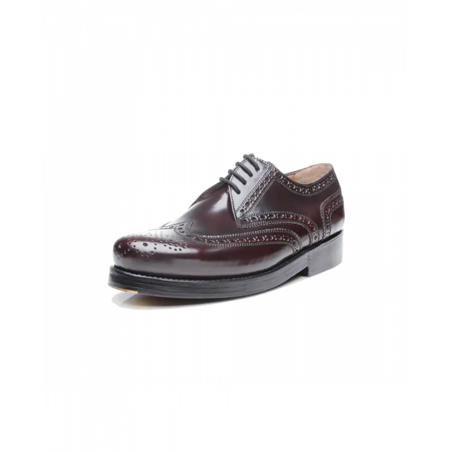 Heinrich Dinkelacker - Businessschuhe Derby RIO FULL-BROGUE C Cordovan - rot