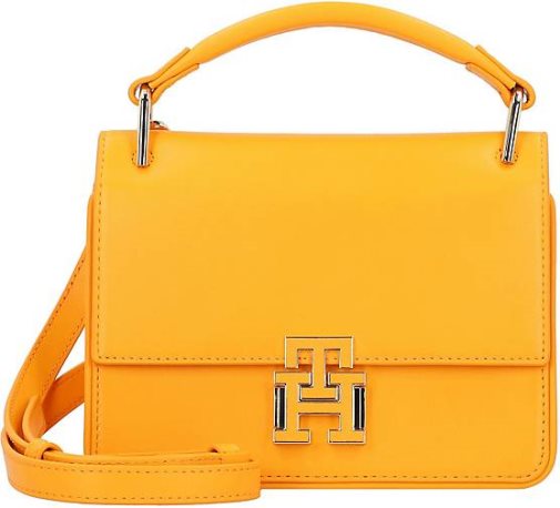 TOMMY HILFIGER Handtasche Leder 19 cm