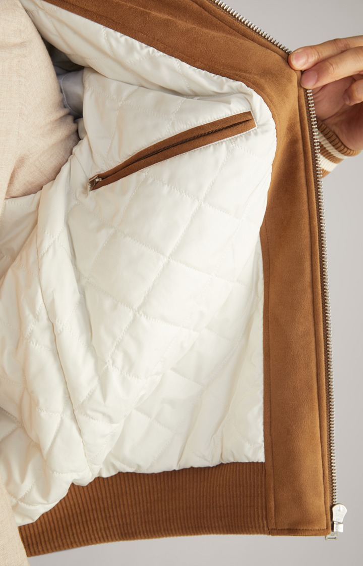 Velours-Blouson Bubar in Camel