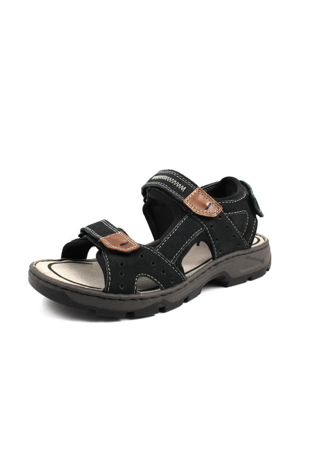 Rieker  Sandalette - Blau - Flacher Absatz