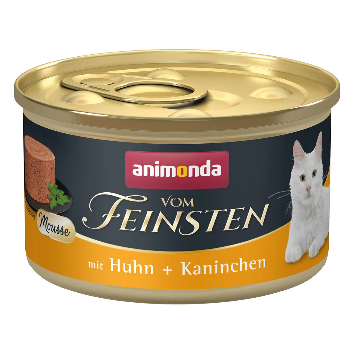 animonda vom Feinsten Mousse mit Huhn + Kaninchen bei ZooRoyal