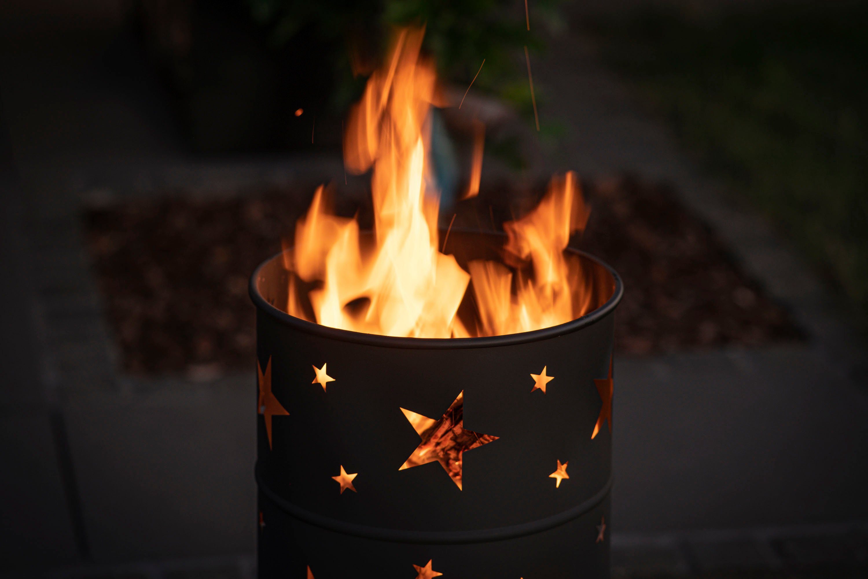 WESTMANN Feuerkorb Premium Feuerstelle, ØxH: 36x65 cm, stabil & witterungsbeständig