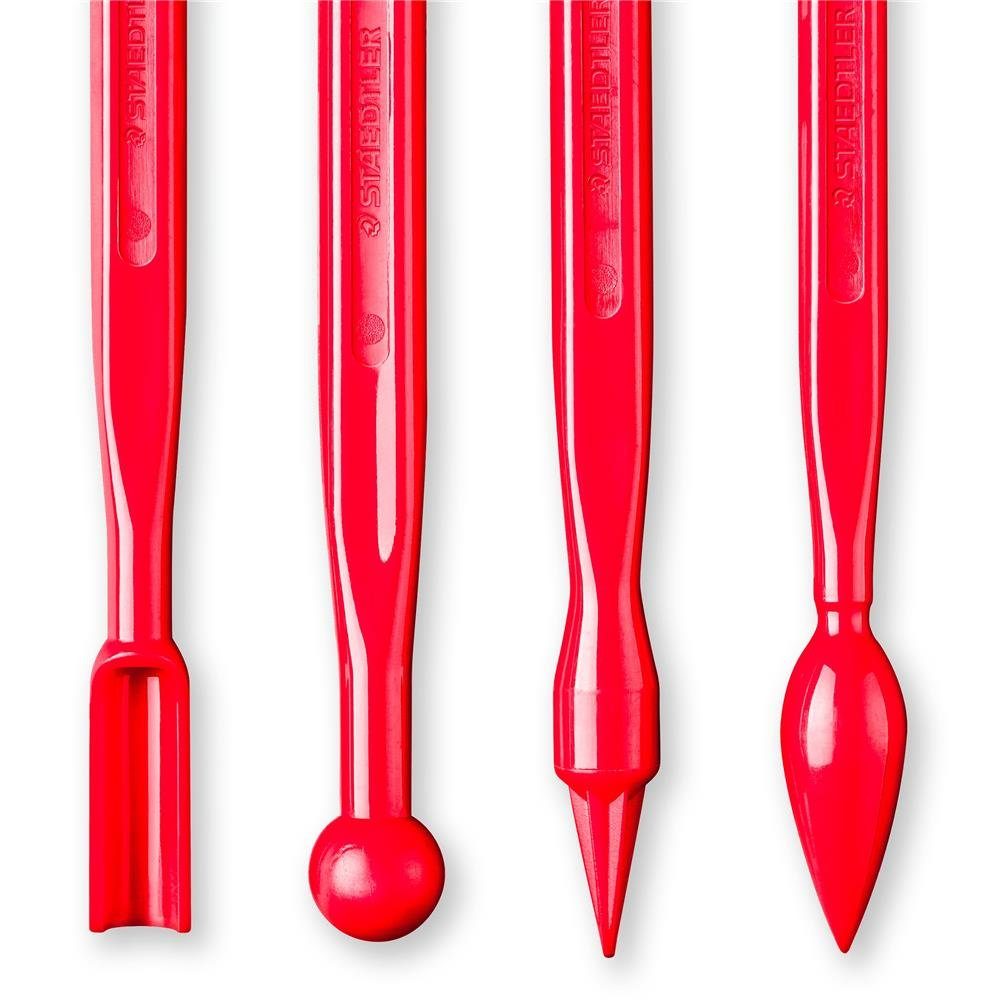 STAEDTLER Modellierwerkzeug 8711 WP4-2 FIMO® 8711, Etui 4 verschiedene Modellierwerkzeuge Kreativ-Zubehör Set