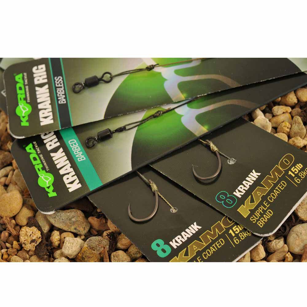 Bas de ligne carpe korda crank ready rig barbed