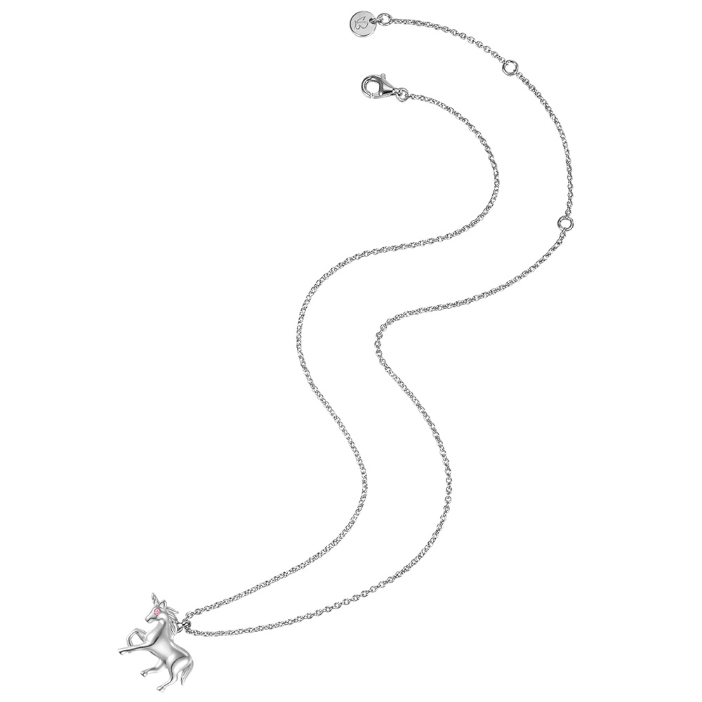 Glanzstücke München Collier en argent Licorne Argent sterling Oxyde de zirconium (CZ) en Argent collier