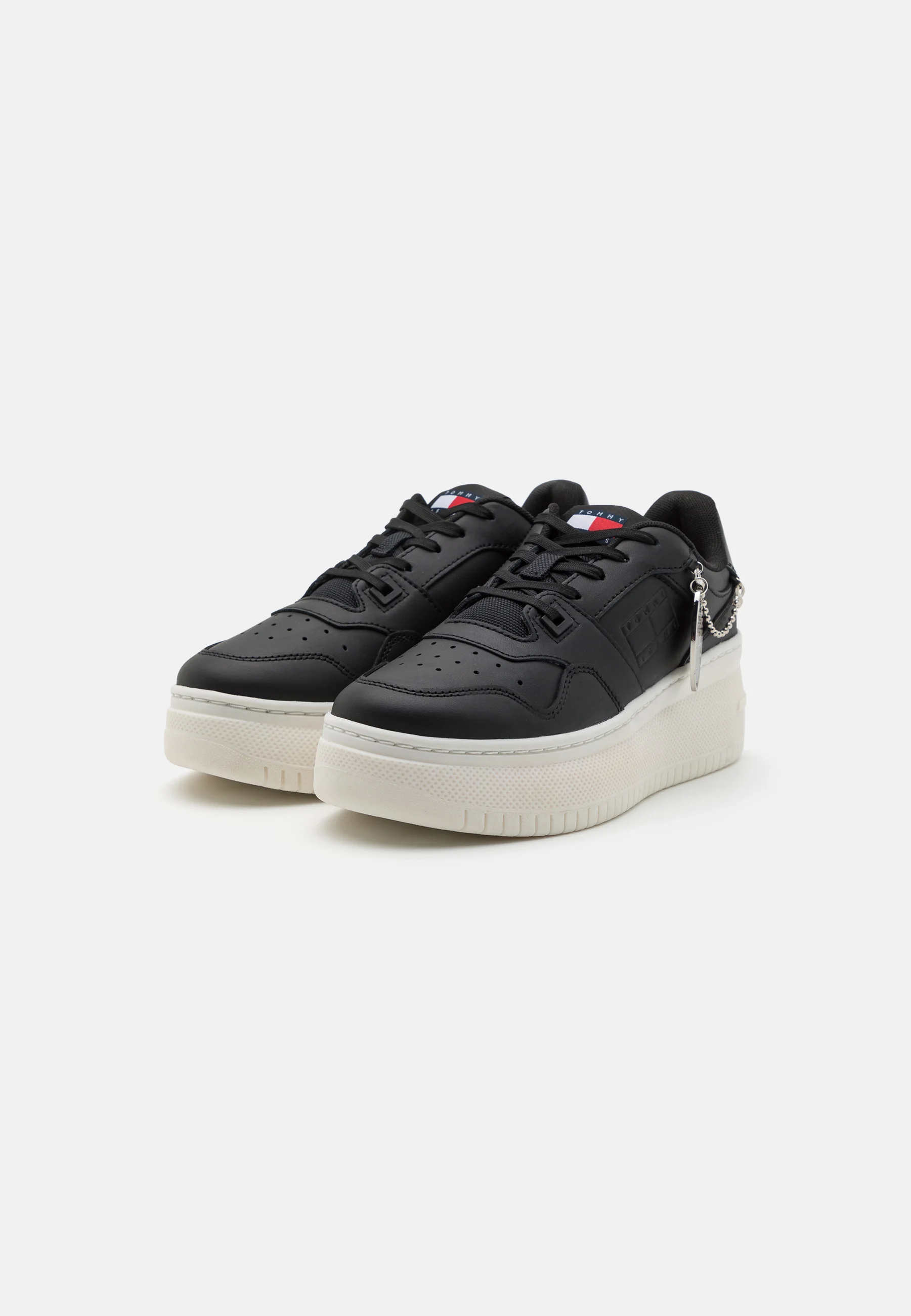 Tommy Jeans RETRO BASKET FLATFORM CHARM - Zapatillas bajas