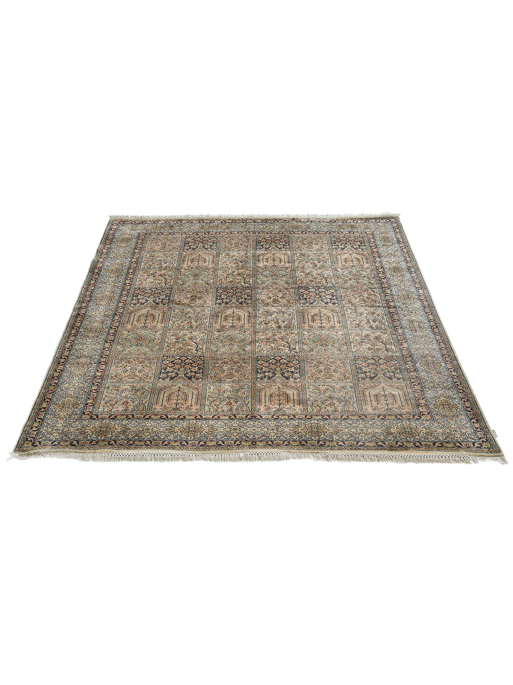Kaschmir Seide 18/18 ca. 158 x 214 cm, Unikat / Einzelstück