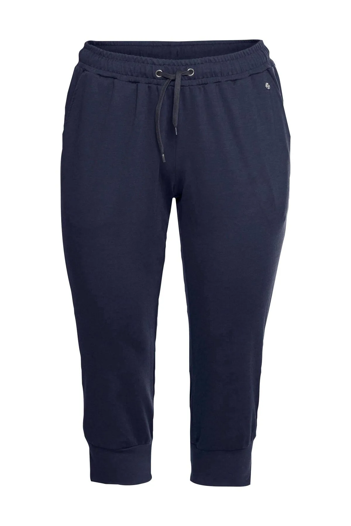 Sheego  Kurze Sporthose - Blau - Mittlerer Bund