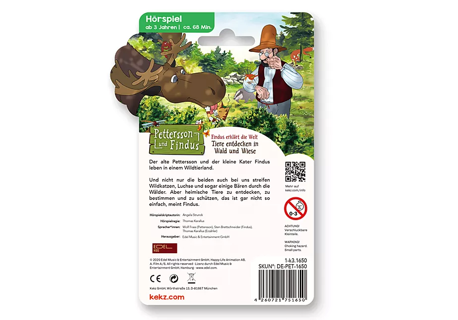 Kekz - Pettersson und Findus - Wald- und Wiesentiere