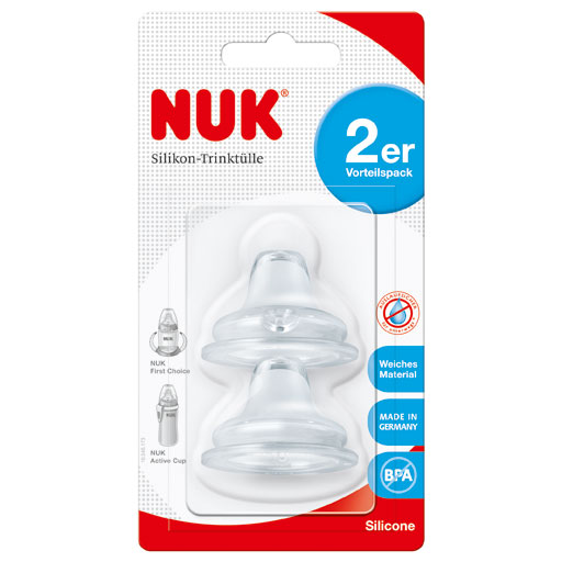 NUK Silikon-Trinktülle  2 St