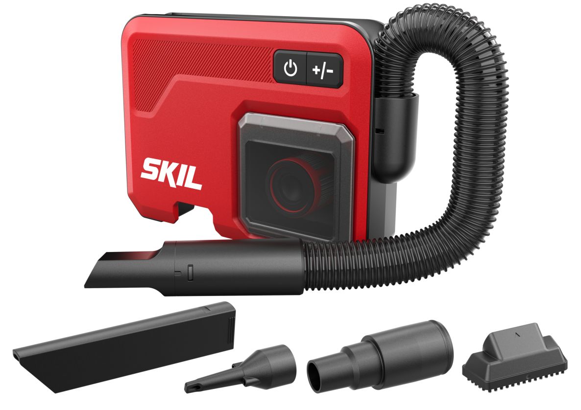 Aspirateur compact sans fil SKIL VA1E3167CA TravelVac 20V sans balais (batteries et chargeur non inclus).