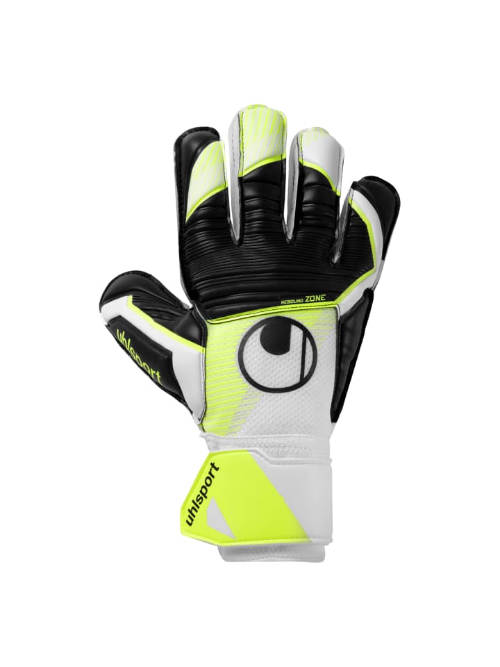 uhlsport  Torwarthandschuhe SOFT ADVANCED in weiß/fluo gelb günstig kaufen