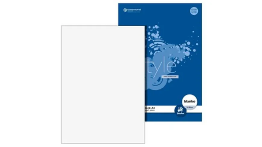 Briefblock A4 Bankpost blanko 50 Blatt