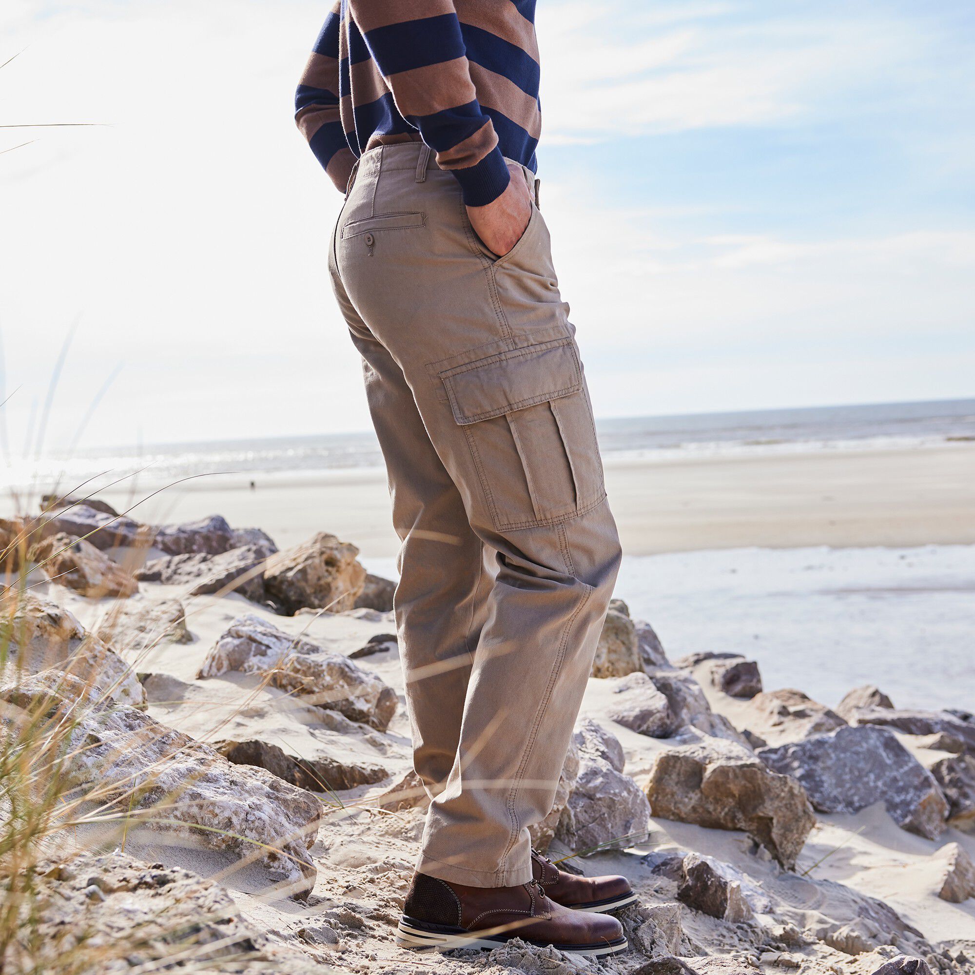 Pantalon battle en toile coton