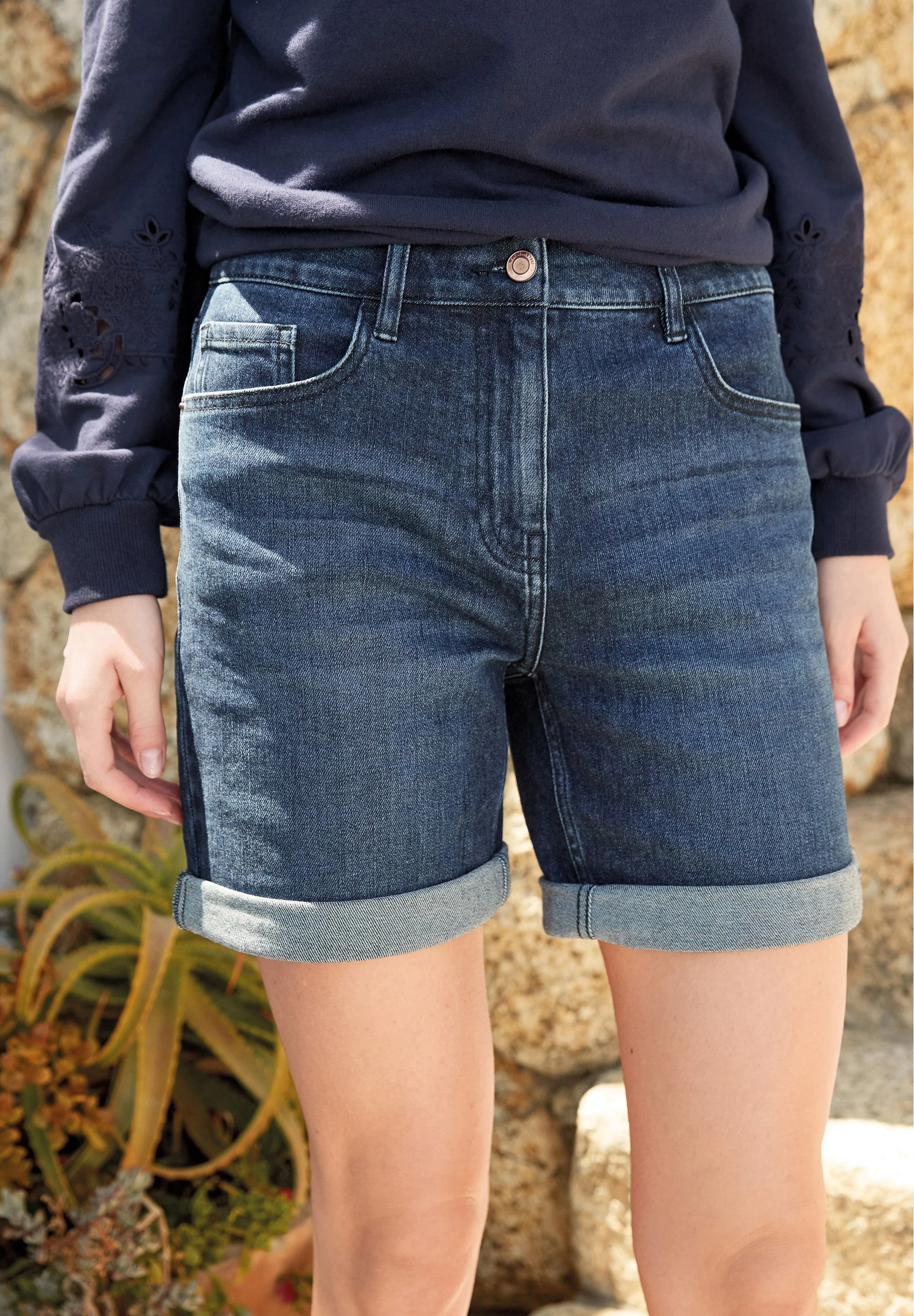 Próximos pantalones cortos de mezclilla
