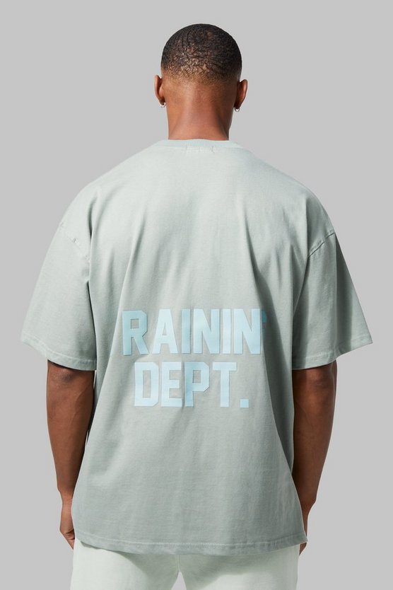 Oversize T-Shirt mit Active Training Dept Print