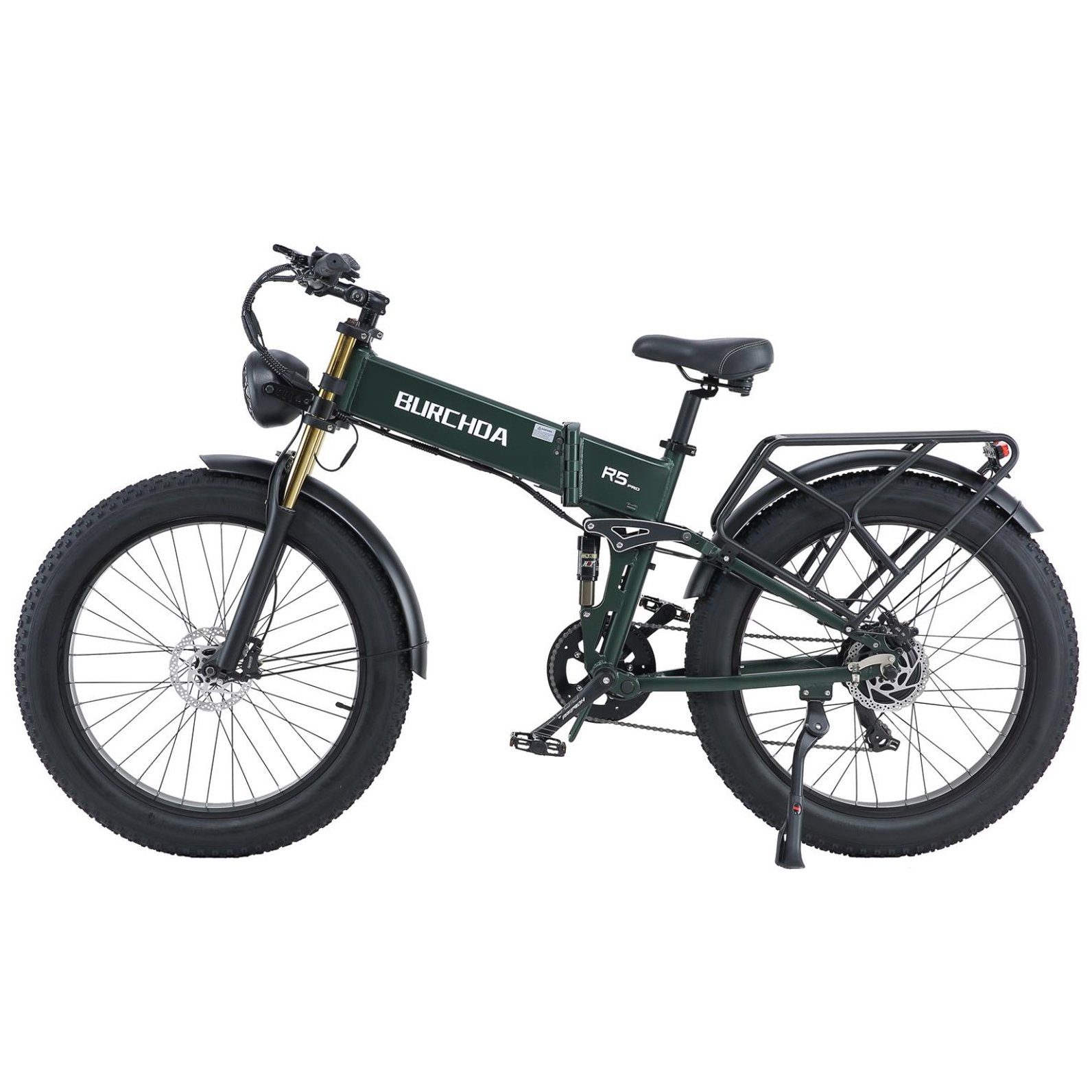 Fangqi E-Bike 26zoll E-Mountainbike,SHIMANO 8 Gang,48V/20AH,Bluetooth, Heckmotor, 960 Wh Nabendynamo, (Faltbares All-Terrain-Mountain-E-Bike), Farbinstrument, Bluetooth, Ladeloch