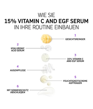 The INKEY List 15% Vitamin C and EGF Serum Gesichtsserum-30 ml