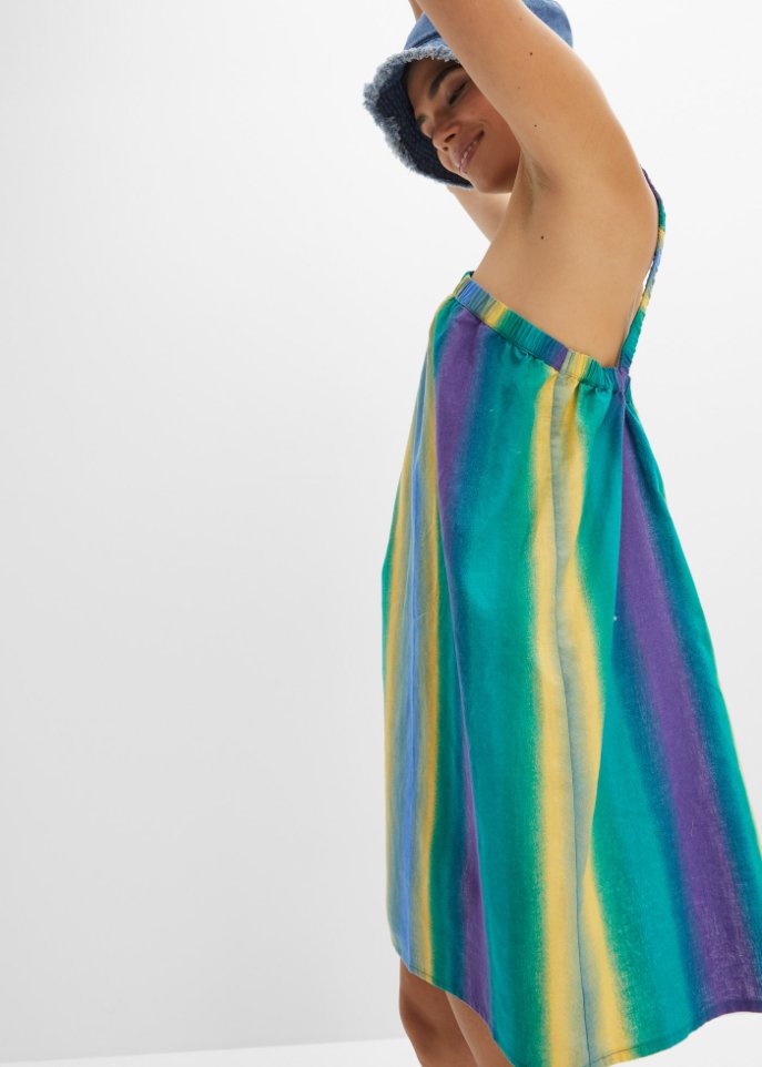 Leinenkleid mit Farbverlauf