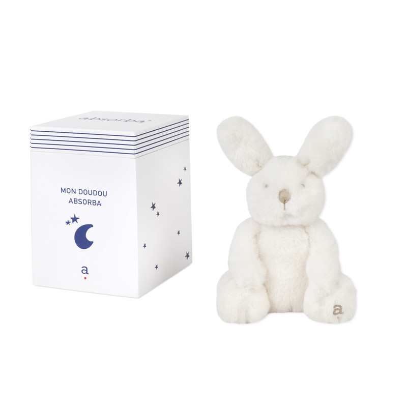 Peluche lapin 15 cm mixte Absorba