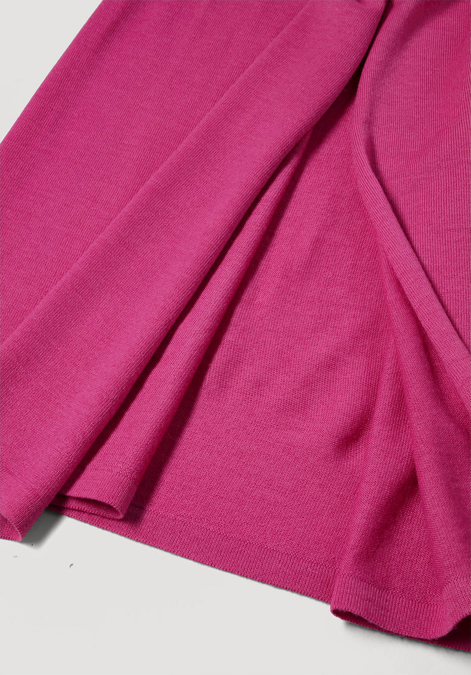 Long Strickjacke aus reiner Bio-Merinowolle