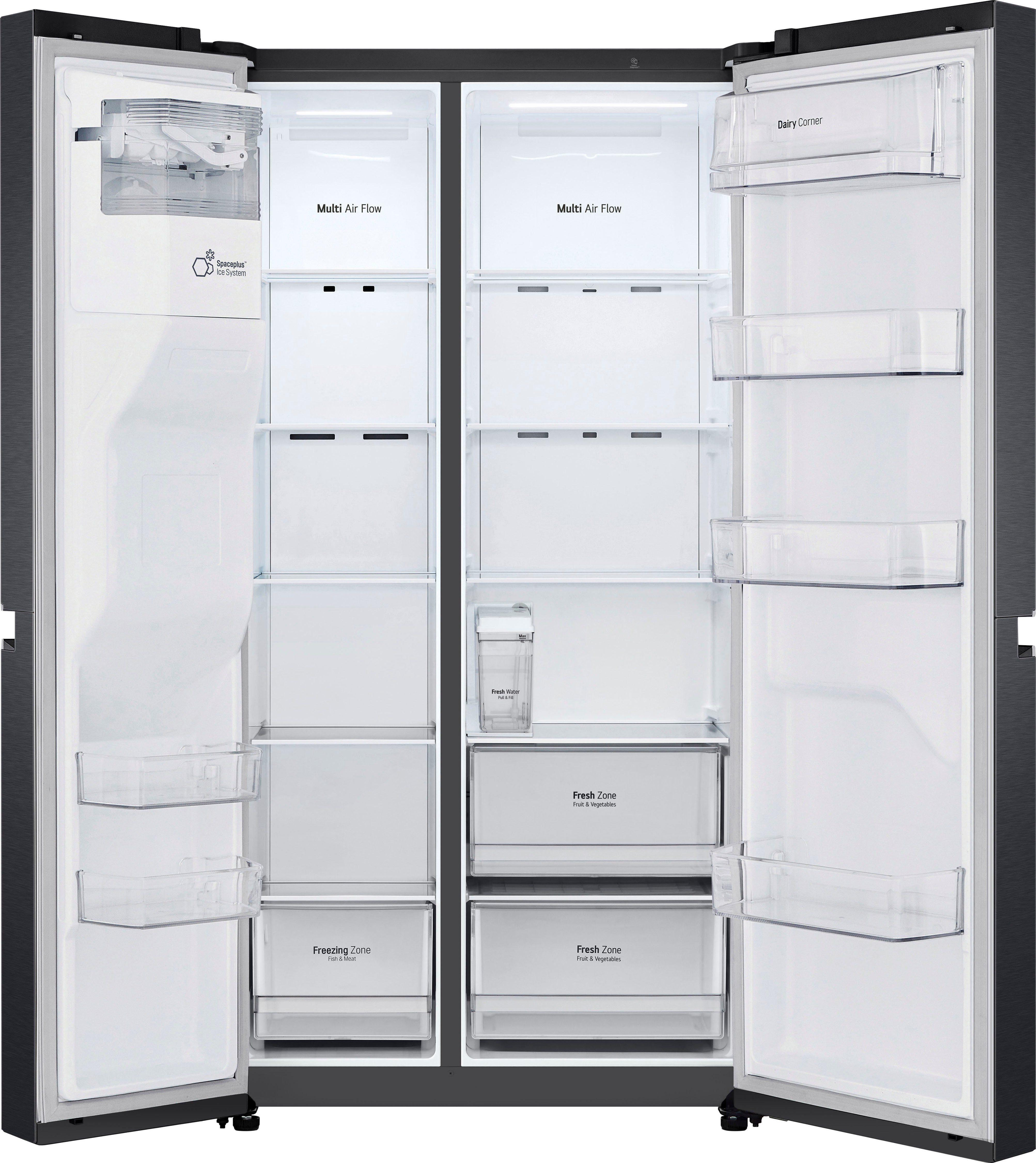 LG Side-by-Side L-Serie GSLV31MCXM, 179 cm hoch, 91,3 cm breit