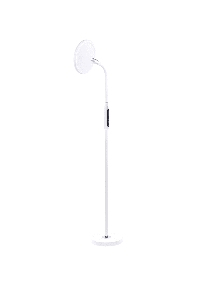 Beliani Stehleuchten CASSIOPEIA in Weiß - (W) 42 x (H) 148 x (L) 27 cm günstig kaufen onesize