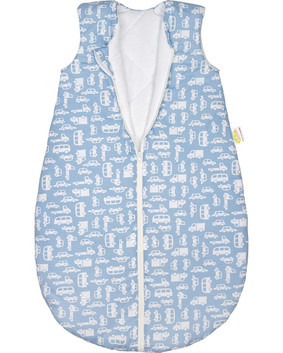 Ganzjahres-Schlafsack, cars blue, 70 - TOG 2,5