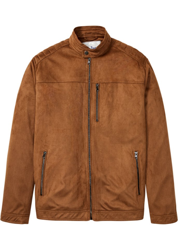 Kurzjacke in Velour-Optik