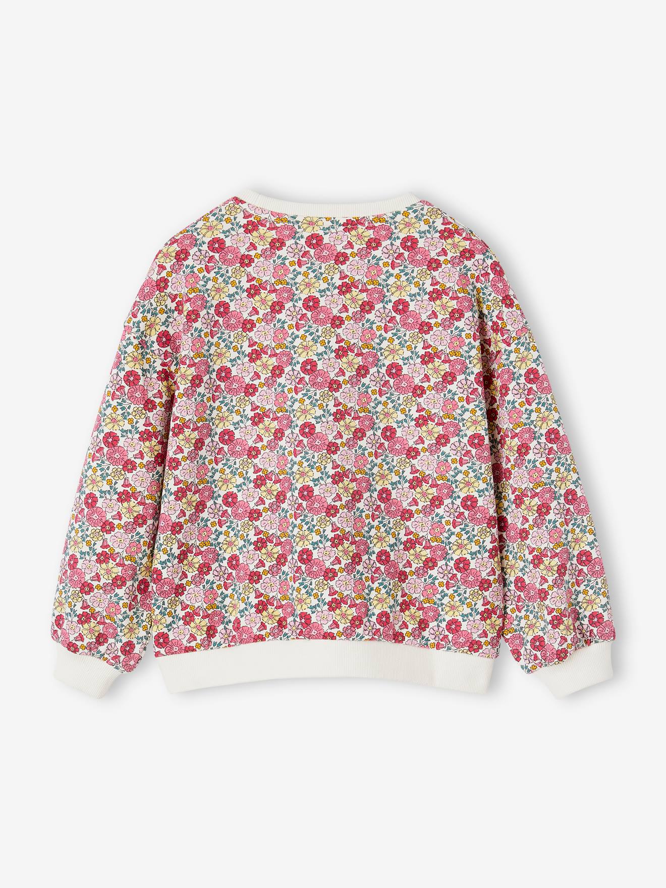 Vertbaudet Mädchen Sweatshirt mit Recycling-Polyester - rosa