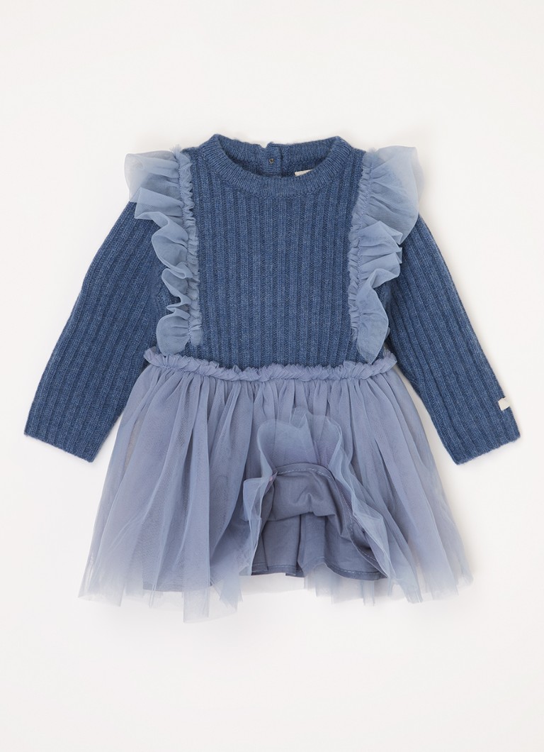 Rochie-tunică Billie de la Donsje Amsterdam, confecționată dintr-un amestec de lână merinos