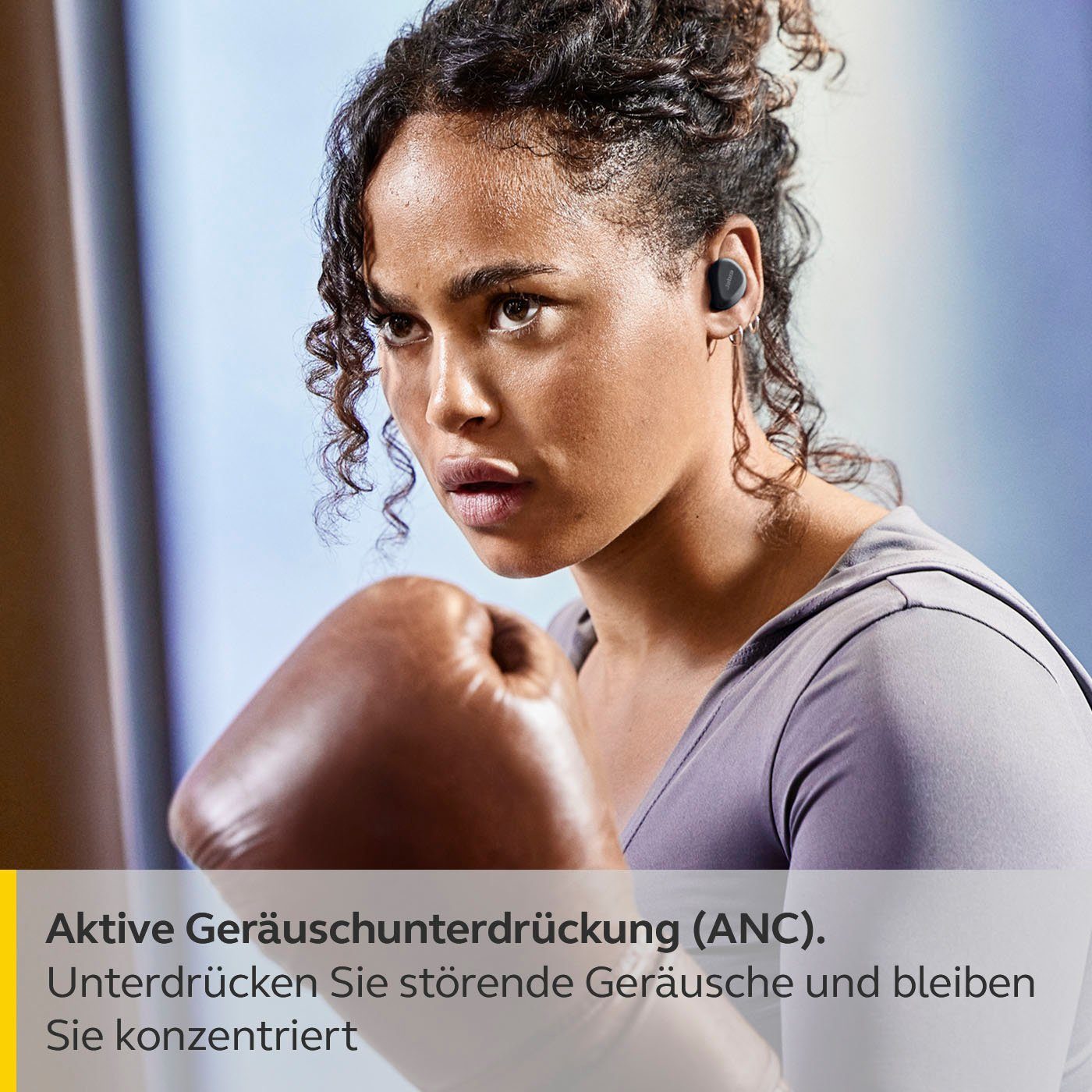 Jabra Elite 4 active Bluetooth-Kopfhörer (Active Noise Cancelling (ANC), Freisprechfunktion, Sprachsteuerung, True Wireless, integrierte Steuerung für Anrufe und Musik, Alexa, Google Assistant, Siri, Bluetooth)