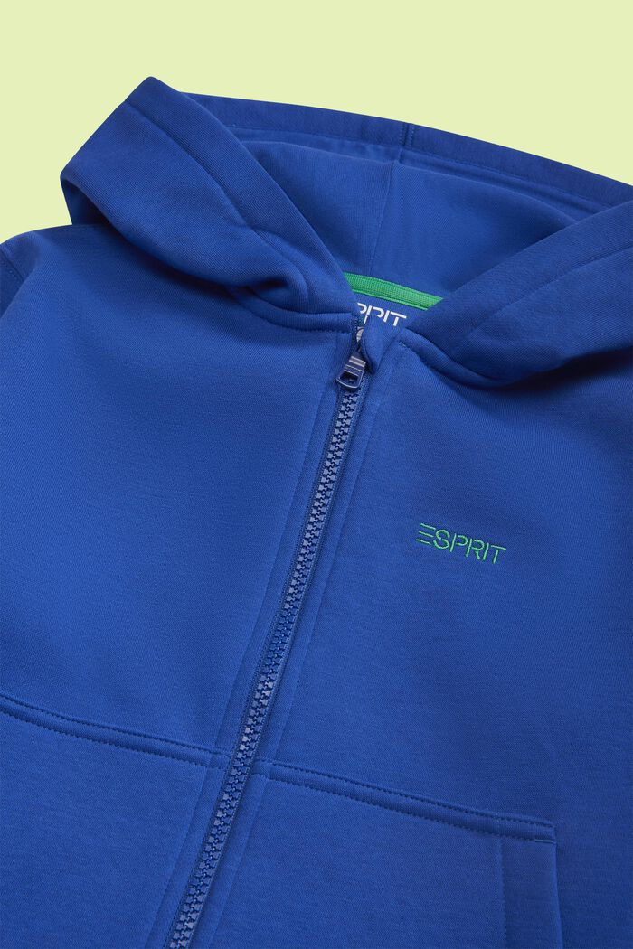 Logo-Kapuzenjacke mit Reißverschluss