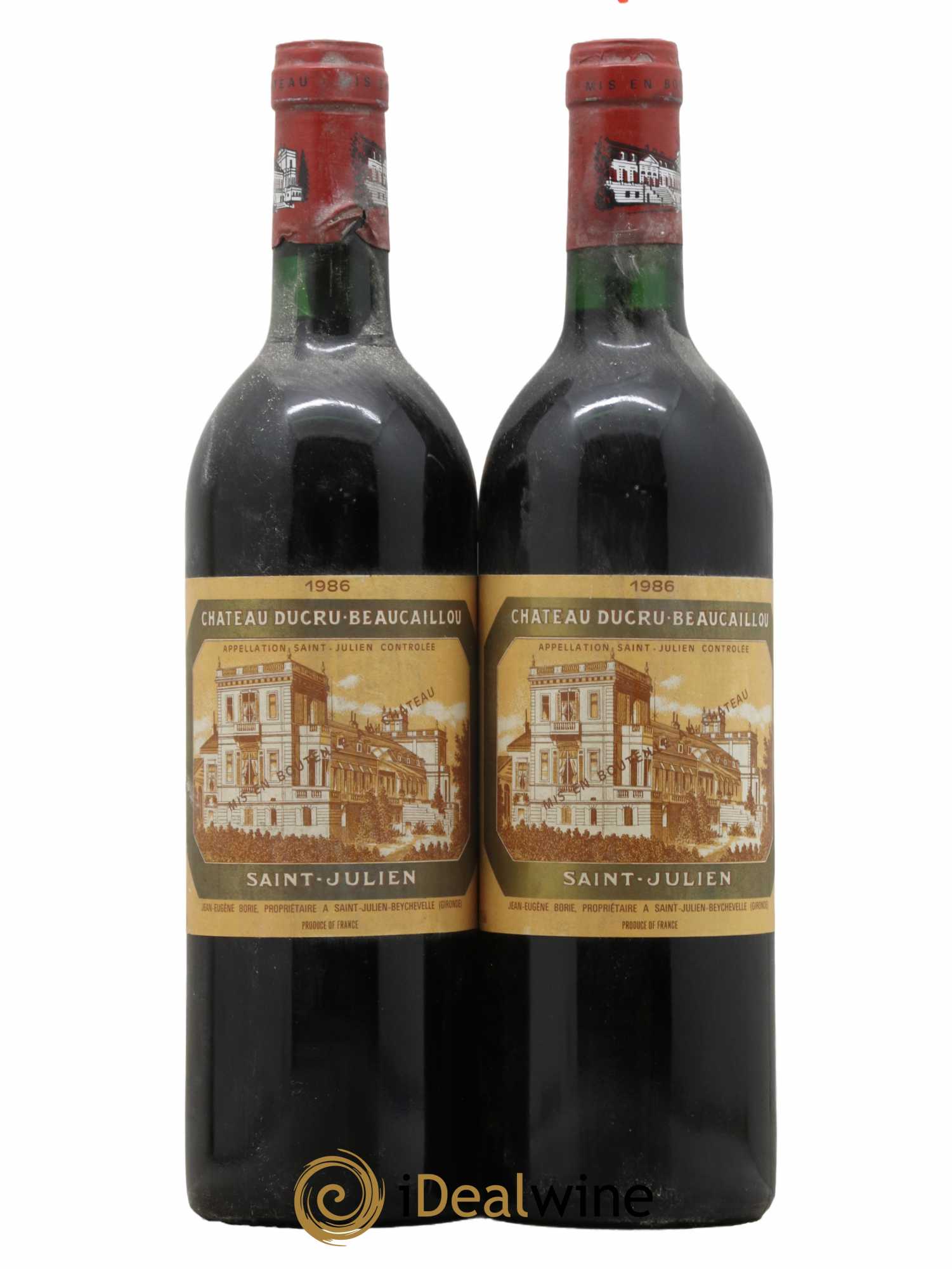 Château Ducru Beaucaillou 2ème Grand Cru Classé  1986 - Lot de 2 Bouteilles