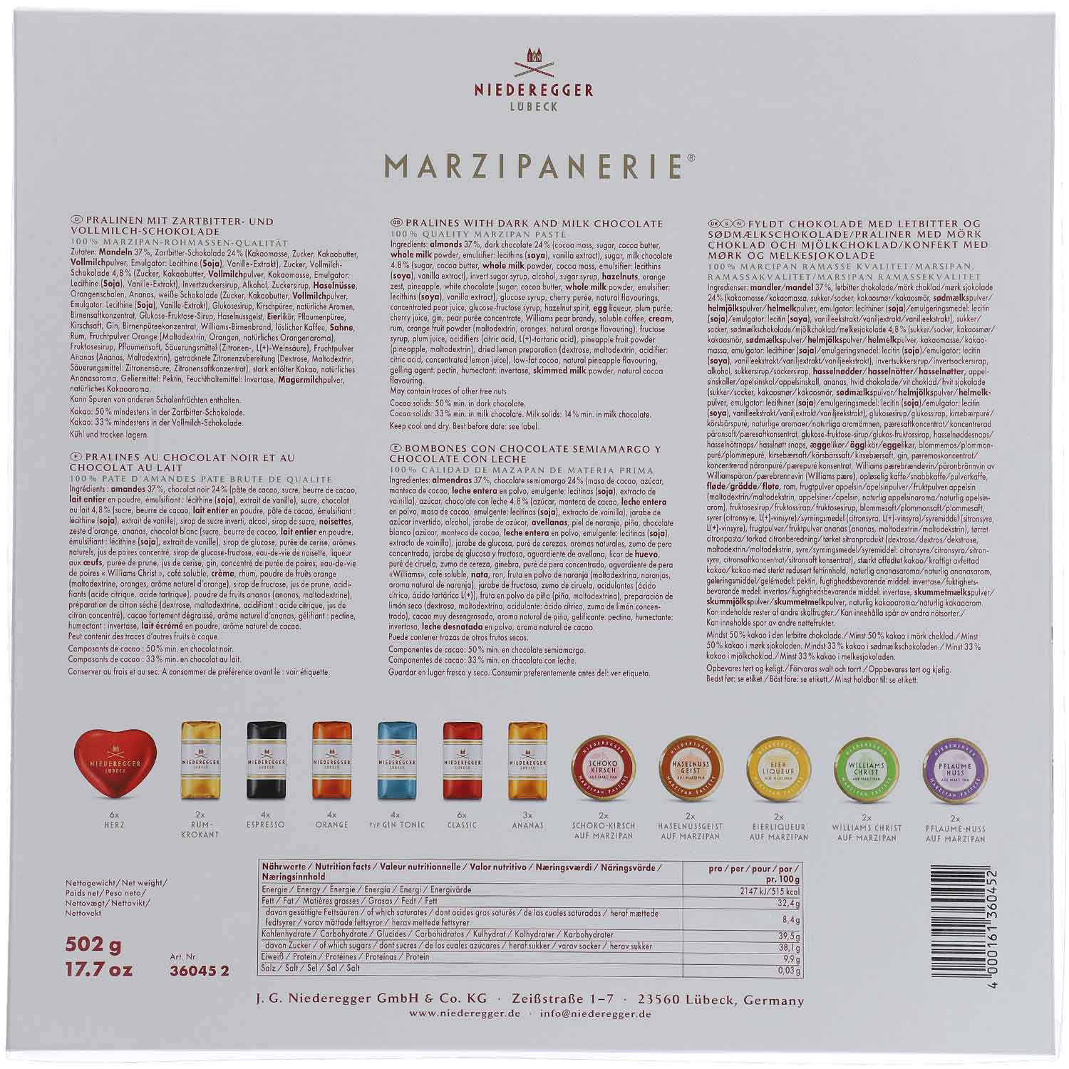 Niederegger Marzipanerie 502g