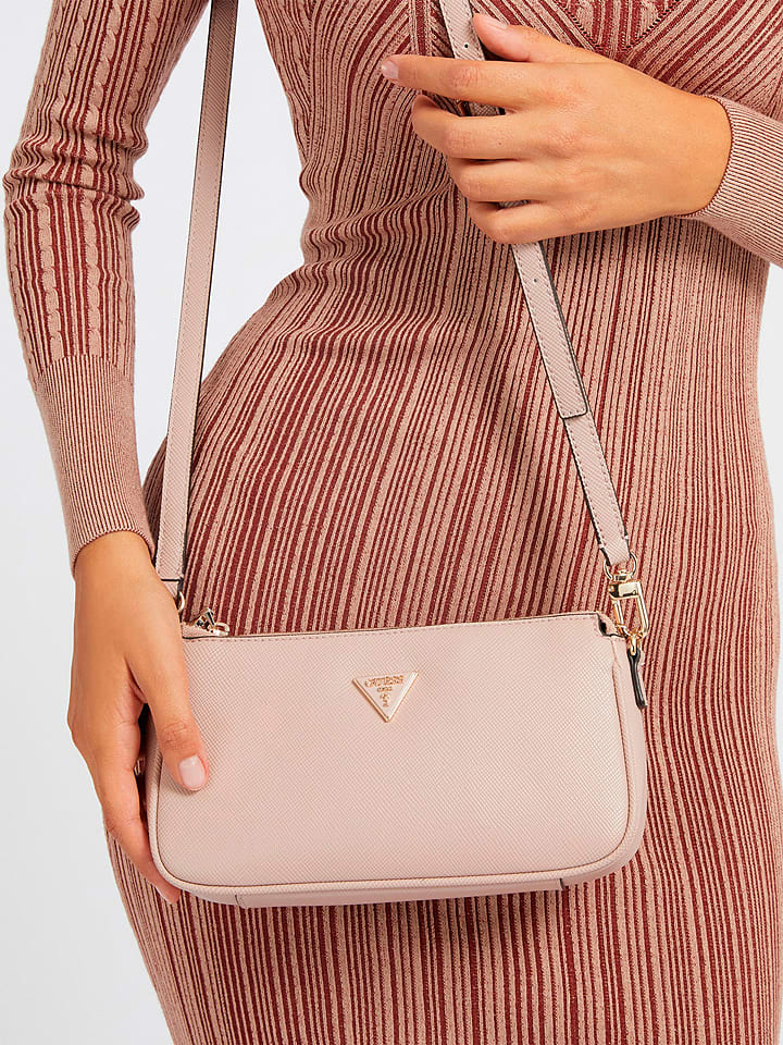 Guess Umhängetasche in Rosa - (B)24 cm x (H)14 cm x (T)5 cm günstig kaufen onesize