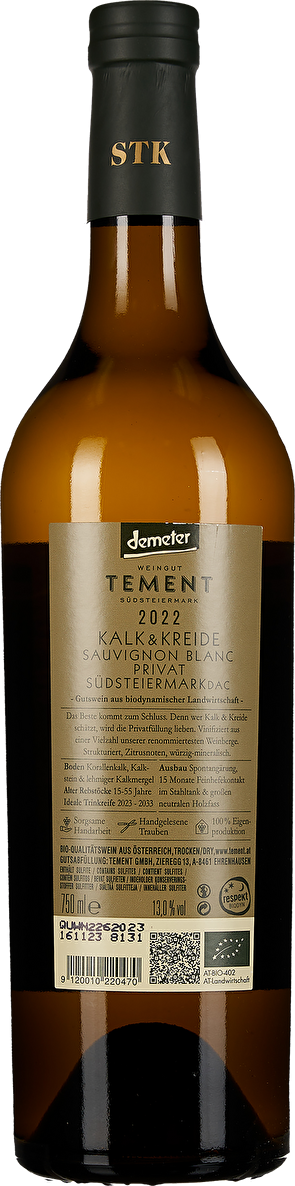 Tement Sauvignon Blanc Kalk & Kreide Privat Südsteiermark 2022
