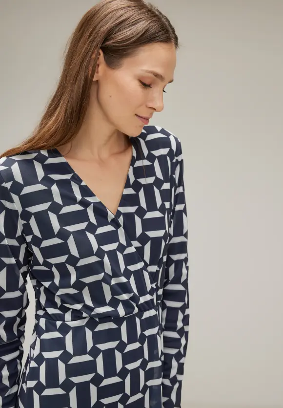 Street One Mesh Print Kleid