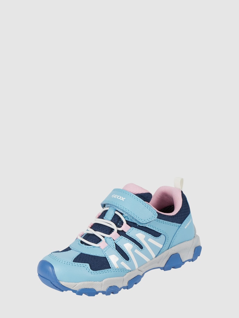 Sneaker mit Klettverschluss Modell 'MAGNETAR GIRL' in hellblau
