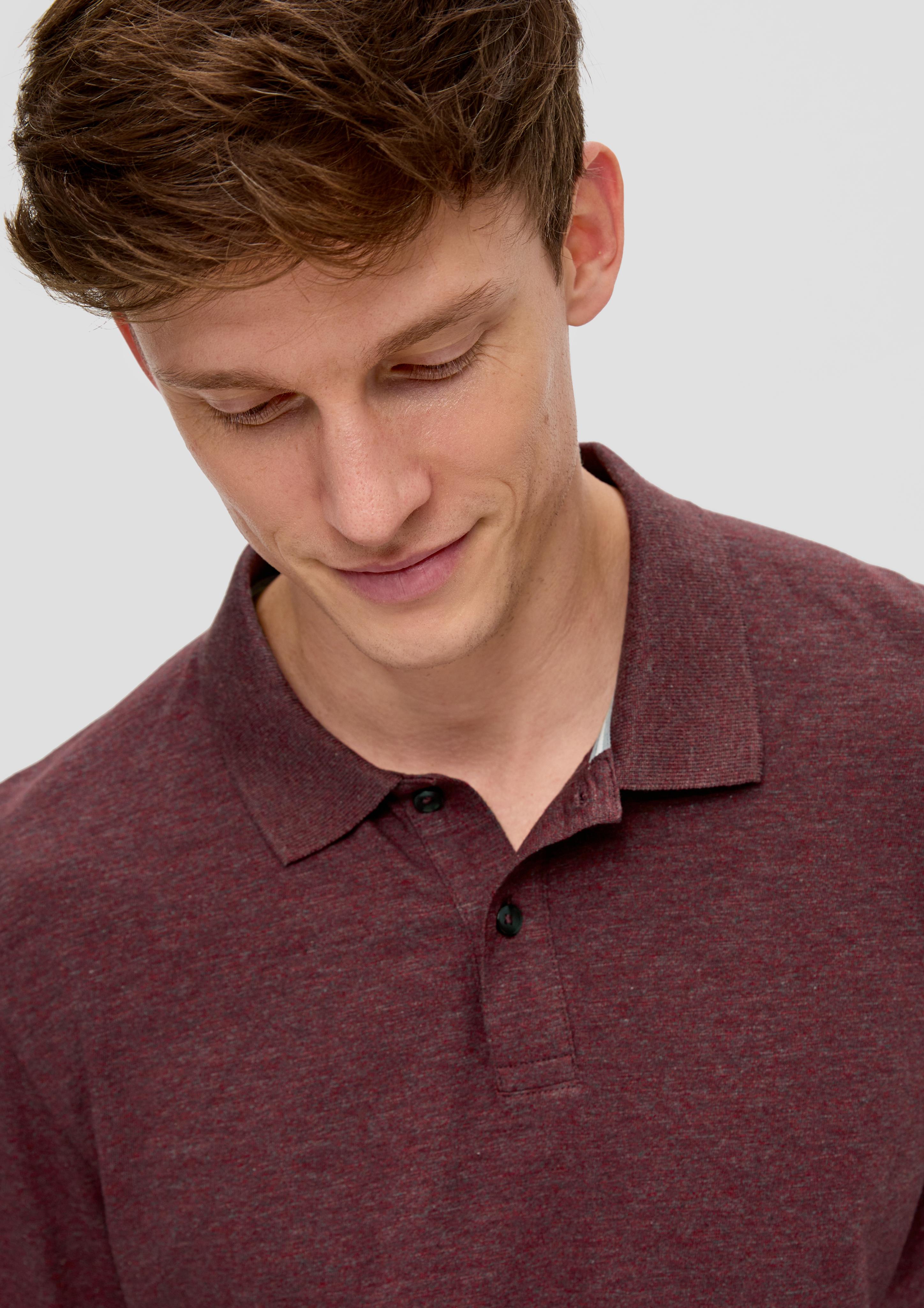 Polo-Shirt mit gummiertem Print-Detail  2138674-39W1