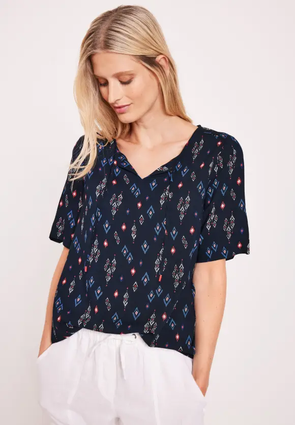 CECIL Bluse mit Minimalprint