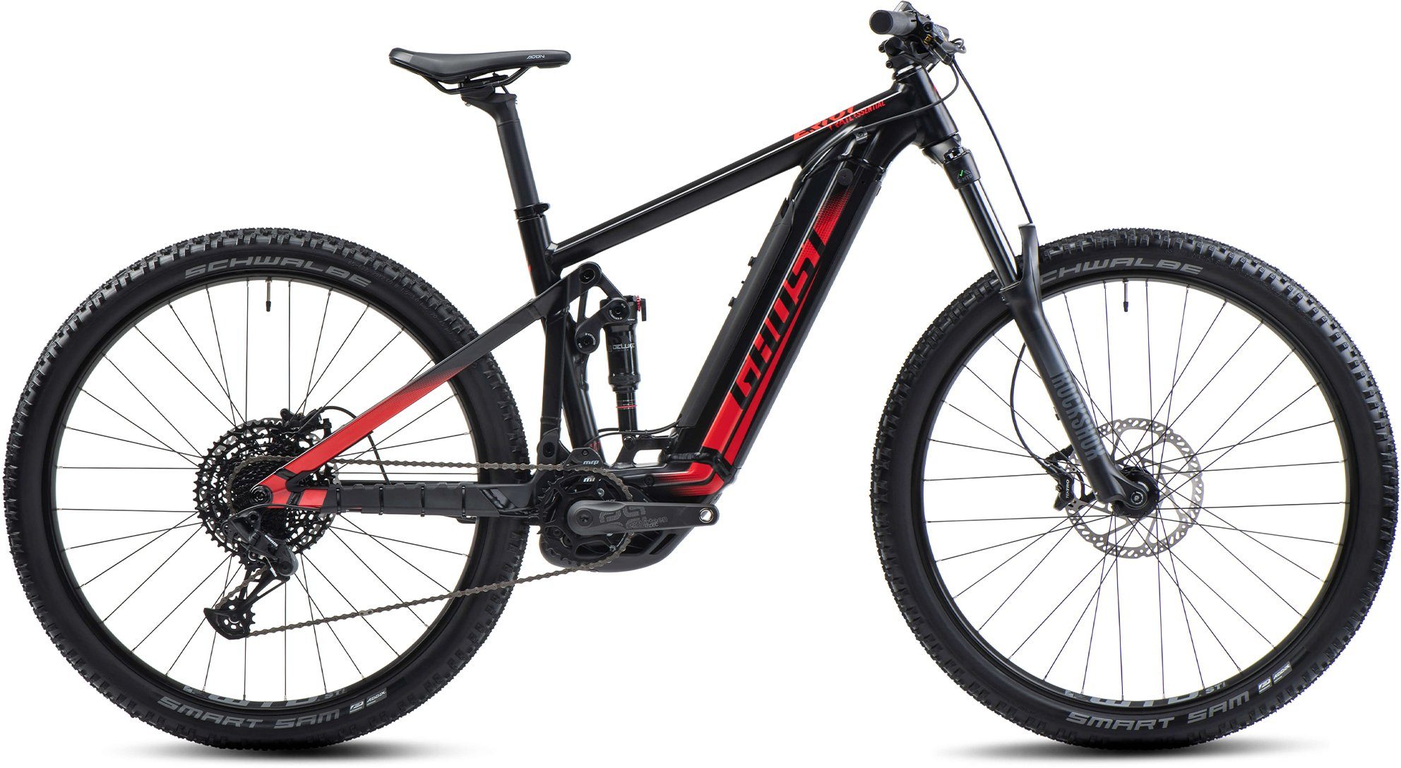 Ghost E-Bike E-Riot Trail AL Essential, 12 Gang SRAM SX Eagle 12-fach Schaltwerk, Kettenschaltung, Mittelmotor, 625 Wh Akku