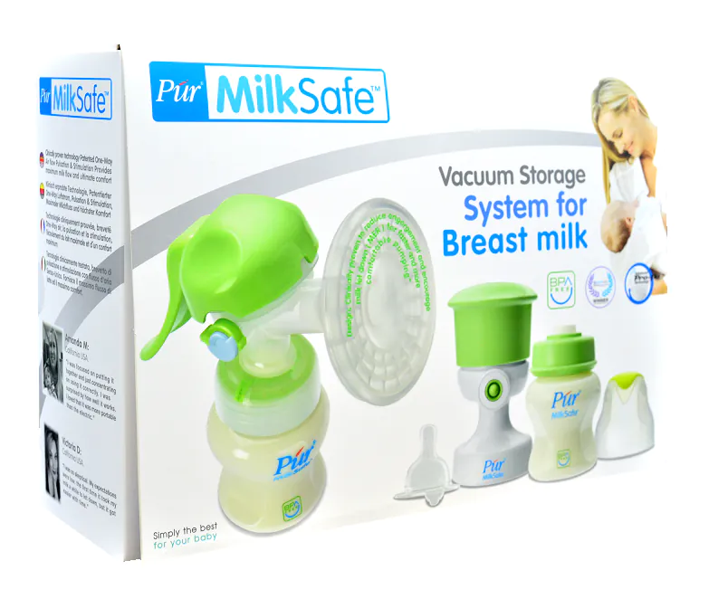 Χειροκίνητο θήλαστρο Pur Milksafe